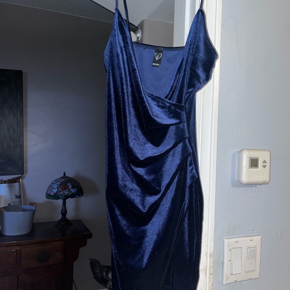 Navy blue windsor dress